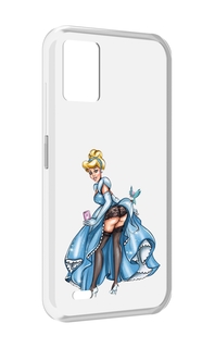 Чехол MyPads девушка-в-платье-красивая женский для UMIDIGI Bison 1