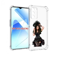 Чехол MyPads стройная-девушка-в-черном-платье для Infinix Zero X Neo