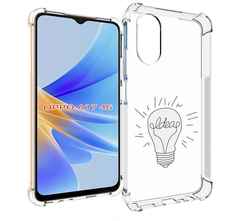 Чехол MyPads лампочка-с-идеей для OPPO A17