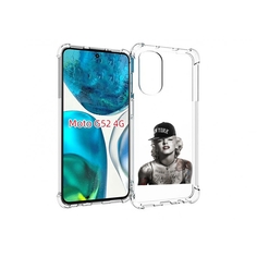 Чехол MyPads Мерлин Монро с тату женский для Motorola Moto G82 / Moto G52