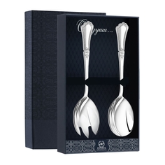 Набор для салата Фаворит 2 предмета в футляре Серебро 925пр АргентА