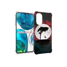 Чехол MyPads качели-над-пропастью для Motorola Moto G82 / Moto G52