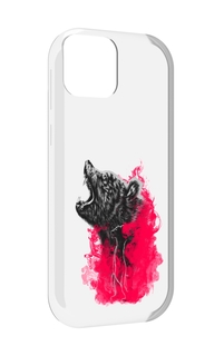 Чехол MyPads медведь в дымке для UleFone Note 6 / Note 6T / Note 6P