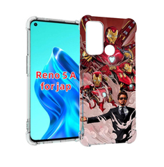 Чехол MyPads Тони-Старк-и-костюмы для Oppo Reno 5A