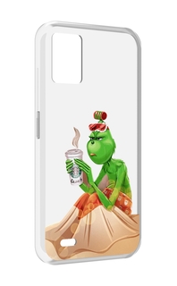 Чехол MyPads Гринч-в-платье для UMIDIGI Bison 1