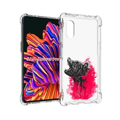 Чехол MyPads медведь в дымке для Samsung Galaxy Xcover Pro 1