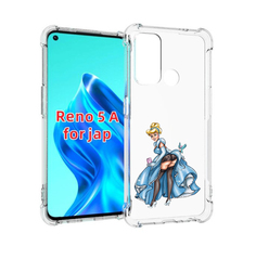 Чехол MyPads девушка-в-платье-красивая женский для Oppo Reno 5A