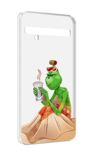 Чехол MyPads Гринч-в-платье для TCL 10 Pro / TCL 10 + Plus