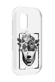 Чехол MyPads черно белая ваза в абстракции для UleFone Armor X10 / X10 Pro