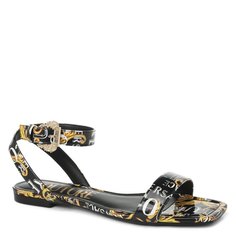 Сандалии женские Versace Jeans Couture 74VA3S61 черные 38 EU