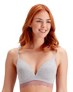Бюстгальтер-бралетт Casual Comfort 32D серый меланж Pretty Polly