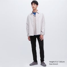 Джинсы мужские UNIQLO 455472COL09 черные 36/32 (доставка из-за рубежа)