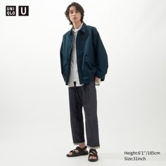 Джинсы мужские UNIQLO 457592COL69 синие 35 (доставка из-за рубежа)