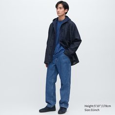 Джинсы мужские UNIQLO 455475COL65 синие 29 (доставка из-за рубежа)