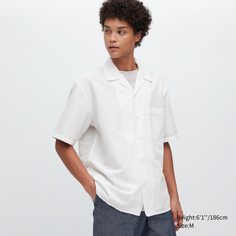 Рубашка мужская UNIQLO 455968COL00 белая M (доставка из-за рубежа)