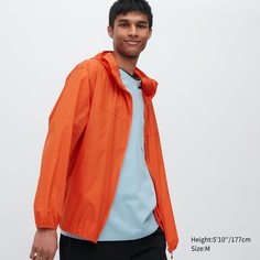 Ветровка мужская UNIQLO 453773COL25 оранжевая M (доставка из-за рубежа)