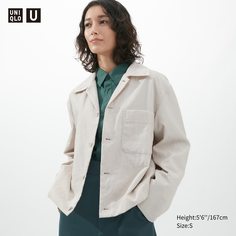 Жакет женский UNIQLO 458032COL30 бежевый M (доставка из-за рубежа)