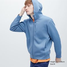 Толстовка мужская UNIQLO 455401COL63 синяя M (доставка из-за рубежа)