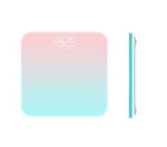 Весы напольные MyPads 226786 Blue, Pink