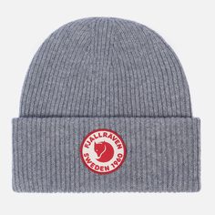 Шапка мужская Fjallraven 1960 Logo серая, one size
