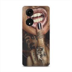 Чехол Awog на Oppo Reno 8T 5G "Девушка с татуировками"