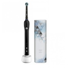 Электрическая зубная щетка Oral-B Pro 750 Design Edition белая, черная