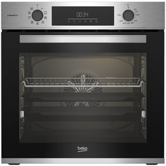 Встраиваемый электрический духовой шкаф Beko BBIS12300XCSE серебристый, черный