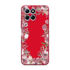 Чехол Awog на Honor X6/X6s "Розовая цветочная рамка"