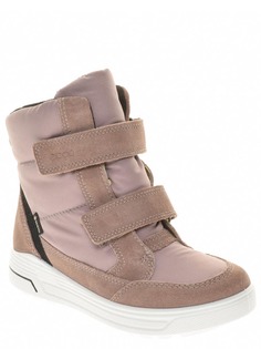 Ботинки Ecco детские зима, размер 34,цвет розовый, артикул 722352/56878