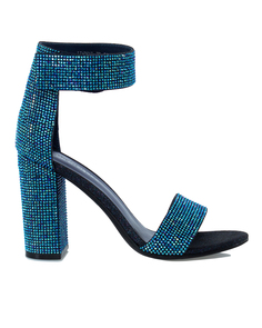 Босоножки женские JEFFREY CAMPBELL Lindsay-JS синие 38 IT