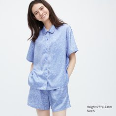Пижама женская UNIQLO 455417COL62 синяя XS (доставка из-за рубежа)