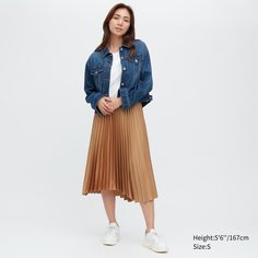 Юбка женская UNIQLO 456442COL24 оранжевая XL (доставка из-за рубежа)