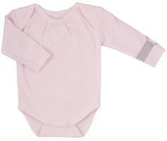 Боди с длинным рукавом Lucky Child, цвет розовый, р-р 20, рост 62-68 см