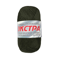 Пряжа Хозяюшка-рукодельница Экстра, 50г, 245м, полипропилен (оливковый), 5 мотков