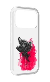Чехол MyPads медведь в дымке для Oukitel F150 Air1 Pro / F150 Air1