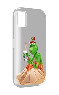 Чехол MyPads Гринч-в-платье для UMIDIGI A11