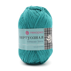 Пряжа Пехорка Виртуозная, 100г, 333м (100% хлопок) (335 изумруд), 5 мотков