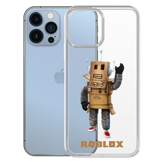 Чехол-накладка Krutoff Clear Case Roblox-Мистер Робот для iPhone 13