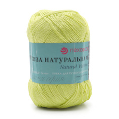 Пряжа Пехорка Вискоза натуральная, 100г, 400м (463-Флавиновый), 5 мотков