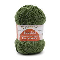Пряжа Пехорка Бисерная, 100г, 450м (100% акрил ВО) (119-Горох), 5 мотков