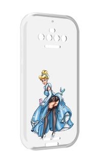Чехол MyPads девушка-в-платье-красивая женский для Oukitel F150 R2022