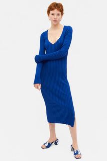 Платье женское Monki 1086643004 синее 2XS (доставка из-за рубежа)