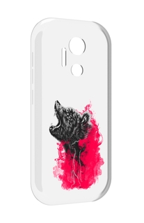 Чехол MyPads медведь в дымке для doogee x97 pro