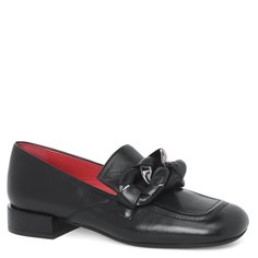 Лоферы женские Pas De Rouge 4102 черные 39 EU