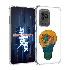 Чехол MyPads кит в лампочке с парусами для Xiaomi Black Shark 5