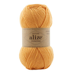 Пряжа Alize Wooltime, 100г, 200м (SW шерсть, полиамид) (423 тосканский жёлтый), 5 мотков