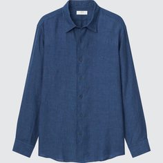 Рубашка мужская UNIQLO 448959COL67 синяя XS (доставка из-за рубежа)