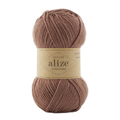Пряжа Alize Wooltime, 100г, 200м (SW шерсть, полиамид) (581 розовый шоколад), 5 мотков