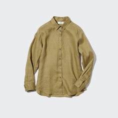 Рубашка женская UNIQLO 446845COL53 зеленая XL (доставка из-за рубежа)