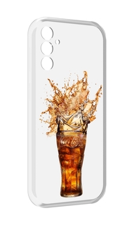 Чехол MyPads Кола-в-стакане для Samsung Galaxy M13